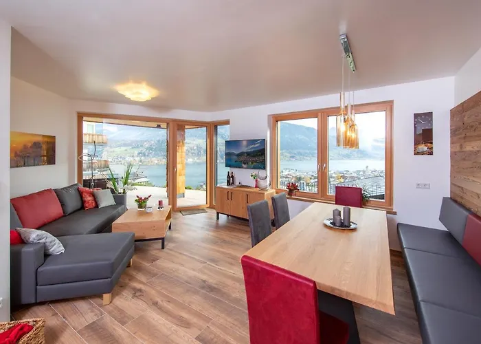 Adlerhorst 2 Zell Am With Private Sauna And In Summer Zell Am Kaprun Summercard Daire *